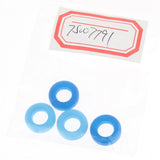 Maxbell Maxbell 2 Pairs Anti Slip Silicone Ear Hooks Holder for Glasses Dark Blue Light Blue