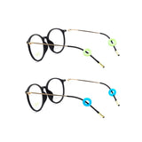 Maxbell Maxbell 2 Pairs Anti Slip Silicone Ear Hooks Holder for Glasses Green Light Blue