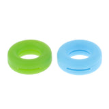 Maxbell Maxbell 2 Pairs Anti Slip Silicone Ear Hooks Holder for Glasses Green Light Blue