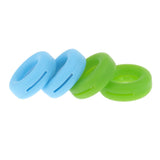 Maxbell Maxbell 2 Pairs Anti Slip Silicone Ear Hooks Holder for Glasses Green Light Blue