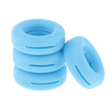 Maxbell Maxbell 2 Pairs Anti Slip Silicone Ear Hooks Holder for Glasses Light Blue