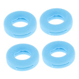 Maxbell Maxbell 2 Pairs Anti Slip Silicone Ear Hooks Holder for Glasses Light Blue