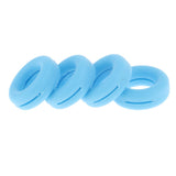 Maxbell Maxbell 2 Pairs Anti Slip Silicone Ear Hooks Holder for Glasses Light Blue