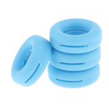 Maxbell Maxbell 2 Pairs Anti Slip Silicone Ear Hooks Holder for Glasses Light Blue