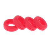 Maxbell Maxbell 2 Pairs Anti Slip Silicone Ear Hooks Holder for Glasses Red