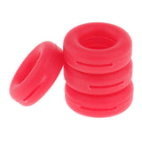Maxbell Maxbell 2 Pairs Anti Slip Silicone Ear Hooks Holder for Glasses Red