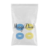 Maxbell Maxbell 2 Pairs Anti Slip Silicone Ear Hooks Holder for Glasses Yellow Dark Blue
