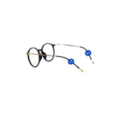Maxbell Maxbell 2 Pairs Anti Slip Silicone Ear Hooks Holder for Glasses Yellow Dark Blue