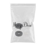 Maxbell Maxbell 2 Pairs Anti Slip Silicone Ear Hooks Holder for Glasses Black White