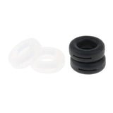 Maxbell Maxbell 2 Pairs Anti Slip Silicone Ear Hooks Holder for Glasses Black White