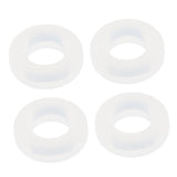 Maxbell Maxbell 2 Pairs Anti Slip Silicone Ear Hooks Holder for Glasses White
