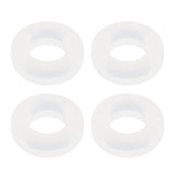 Maxbell Maxbell 2 Pairs Anti Slip Silicone Ear Hooks Holder for Glasses White