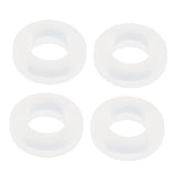 Maxbell Maxbell 2 Pairs Anti Slip Silicone Ear Hooks Holder for Glasses White