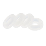 Maxbell Maxbell 2 Pairs Anti Slip Silicone Ear Hooks Holder for Glasses White