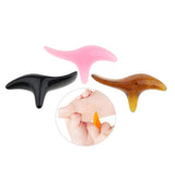 Maxbell Maxbell Triangle Shaped Handheld Scraping Acupuncture Foot Massage Stick Tool Amber