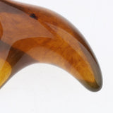 Maxbell Maxbell Triangle Shaped Handheld Scraping Acupuncture Foot Massage Stick Tool Amber