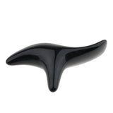 Maxbell Maxbell Triangle Shaped Handheld Scraping Acupuncture Foot Massage Stick Tool Black