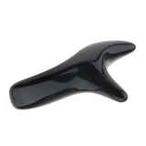 Maxbell Maxbell Triangle Shaped Handheld Scraping Acupuncture Foot Massage Stick Tool Black