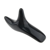 Maxbell Maxbell Triangle Shaped Handheld Scraping Acupuncture Foot Massage Stick Tool Black