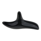 Maxbell Maxbell Triangle Shaped Handheld Scraping Acupuncture Foot Massage Stick Tool Black