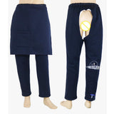 Maxbell Maxbell Incontinence Bedridden Patients Cloth Open Crotch Trouser Pants Blue M