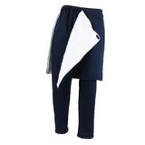 Maxbell Maxbell Incontinence Bedridden Patients Cloth Open Crotch Trouser Pants Blue M