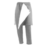 Maxbell Maxbell Incontinence Bedridden Patients Cloth Open Crotch Trouser Pants Gray M