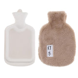 Maxbell Maxbell 1L Rubber Hot Warm Water Bottle Thicker Warmer Bag with Cover Coffee