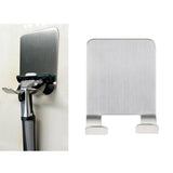 Maxbell Maxbell Stainless Steel Razor Holder Rack Adhesive Shaver Double Hook Hanger Stand