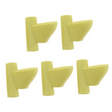 Maxbell Maxbell 5Pcs Silicone Pencil Grip Writing Posture Correction Training Tool Yellow