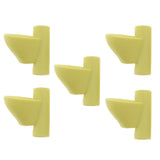 Maxbell Maxbell 5Pcs Silicone Pencil Grip Writing Posture Correction Training Tool Yellow