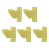 Maxbell Maxbell 5Pcs Silicone Pencil Grip Writing Posture Correction Training Tool Yellow