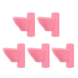 Maxbell Maxbell 5Pcs Silicone Pencil Grip Writing Posture Correction Training Tool Pink