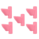 Maxbell Maxbell 5Pcs Silicone Pencil Grip Writing Posture Correction Training Tool Pink