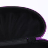 Maxbell 4Pcs EVA Zipper Eyeglass Box Glasses Case Protector Container Purple
