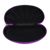 Maxbell 4Pcs EVA Zipper Eyeglass Box Glasses Case Protector Container Purple