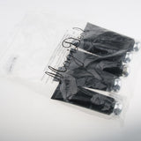 Maxbell Maxbell 5pcs Refillable Empty Tube Cream Lotion Facial Cleanser Bottles Black Silver