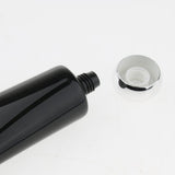 Maxbell Maxbell 5pcs Refillable Empty Tube Cream Lotion Facial Cleanser Bottles Black Silver