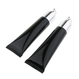 Maxbell Maxbell 2 Pieces Refillable Empty Pump Bottle Makeup Cream Foundation Tube Black