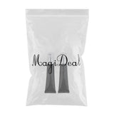 Maxbell Maxbell 2 Pieces Refillable Empty Pump Bottle Makeup Cream Foundation Tube Black