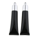 Maxbell Maxbell 2 Pieces Refillable Empty Pump Bottle Makeup Cream Foundation Tube Black