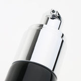 Maxbell Maxbell 2 Pieces Refillable Empty Pump Bottle Makeup Cream Foundation Tube Black