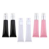 Maxbell Maxbell 2 Pieces Refillable Empty Pump Bottle Makeup Cream Foundation Tube Black