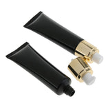 Maxbell Maxbell 2 Pieces Plastic Squeeze Bottle Empty Makeup Liquid Foundation Pump Tube