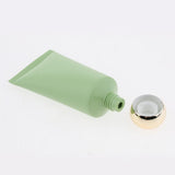 Maxbell Maxbell 5 Pieces Empty Tube Bottles for Cream Lotion Facial Cleanser Green Gold