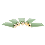 Maxbell Maxbell 5 Pieces Empty Tube Bottles for Cream Lotion Facial Cleanser Green Gold