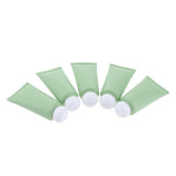 Maxbell Maxbell 5 Pieces Empty Tube Bottles for Cream Lotion Facial Cleanser Green White