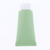 Maxbell Maxbell 5 Pieces Empty Tube Bottles for Cream Lotion Facial Cleanser Green White