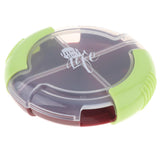 Maxbell Maxbell Travel Portable Mini Dispenser Case Pill Box Tablet Organizer Holder Brown