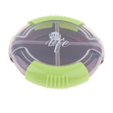 Maxbell Maxbell Travel Portable Mini Dispenser Case Pill Box Tablet Organizer Holder Brown